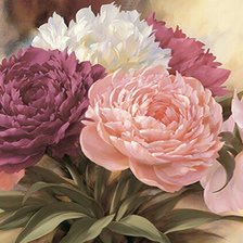 Схема вышивки «Пионы»