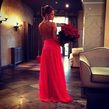 Схема вышивки «девушка»