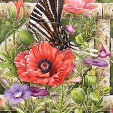 Схема вышивки «цветы»