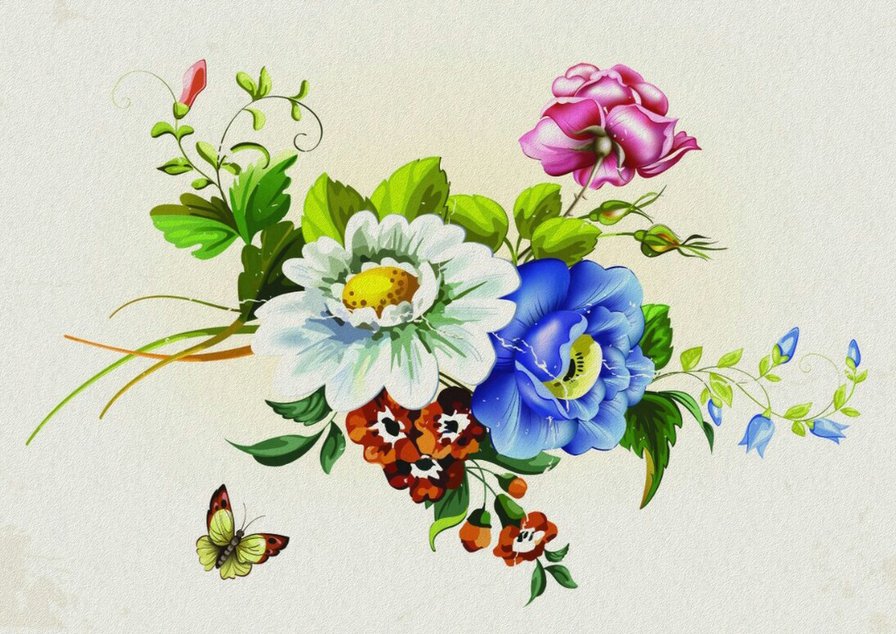 букетик цветов - оригинал