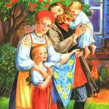 Схема вышивки «семья»