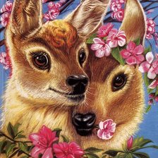 Схема вышивки «мир животных»