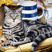 Схема вышивки «Помощник по хозяйству»