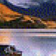 Предпросмотр схемы вышивки «в горах» (№1133135)