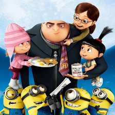 Схема вышивки «миньоны»