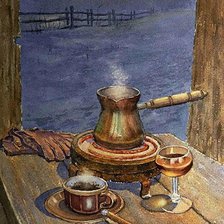 Схема вышивки «Зимний вечер»