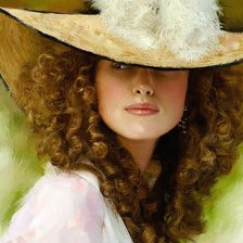 Схема вышивки «Прекрасная незнакомка»