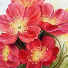 Схема вышивки «Анемоны»