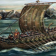 Схема вышивки «Корабль»