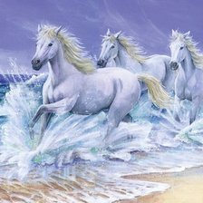 Схема вышивки «лошади»