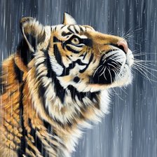 Схема вышивки «Тигр»