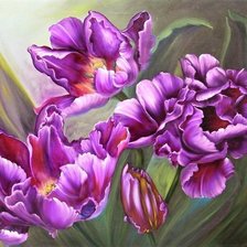 Схема вышивки «цветы»