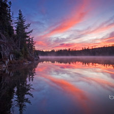 Схема вышивки «вечер»
