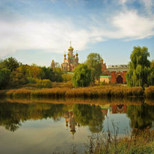 Схема вышивки «церковь»