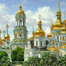 Схема вышивки «храмы»