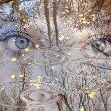 Схема вышивки «осенний дождь»