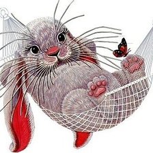 Схема вышивки «Зайчонок»