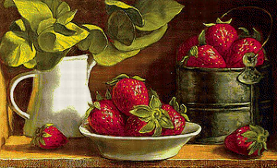 Натюрморт - вышивка крестом - предпросмотр