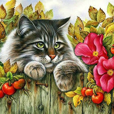 Схема вышивки «Серия "Фауна"»