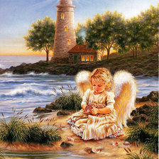 Схема вышивки «Ангелок»