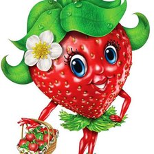 Схема вышивки «Модная клубничка»