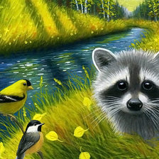 Схема вышивки «Енотик»