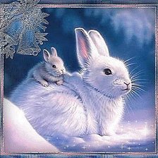 Схема вышивки «Зайчонок»