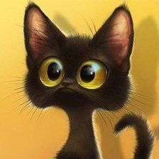 Схема вышивки «Кот»