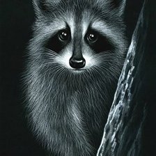 Схема вышивки «енотик»