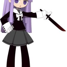 Схема вышивки «Аниме девушка»