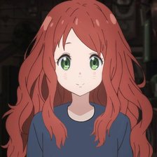 Схема вышивки «Аниме девушка»