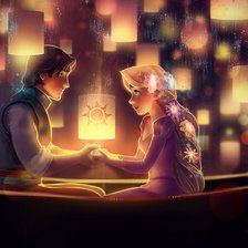 Схема вышивки «Рапунцель»