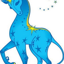 Схема вышивки «козерожка»