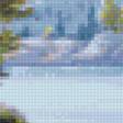 Предпросмотр схемы вышивки «Домик у горной реки» (№1139892)