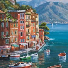 Схема вышивки «Морской пейзаж»