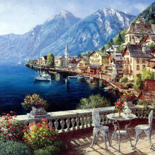 Схема вышивки «Морской пейзаж»