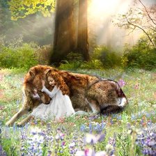 Схема вышивки «волк»