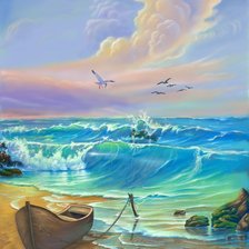 Схема вышивки «Серия "Морские пейзажи"»