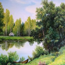 Схема вышивки «На берегу»