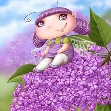 Схема вышивки «Серия "Весёлые феечки" схема 1»