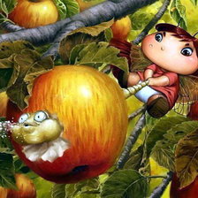 Схема вышивки «Серия "Весёлые феечки" схема 2»