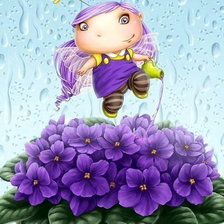 Схема вышивки «Серия "Весёлые феечки" схема 3»