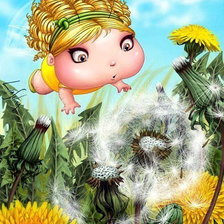 Схема вышивки «Серия "Весёлые феечки" схема 5»