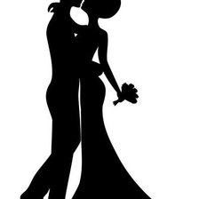 Схема вышивки «силуэт»