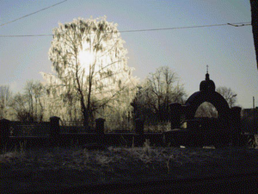 МОРОЗНЫЙ ВЕЧЕР - природа - предпросмотр