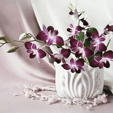 Схема вышивки «Орхидеи»