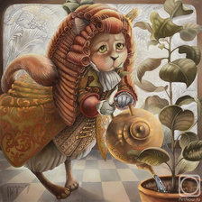 Схема вышивки «водолей»