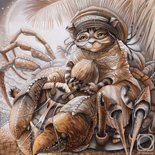 Схема вышивки «рак»