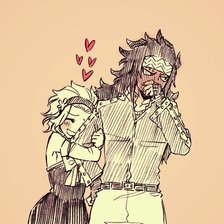 Схема вышивки «Levy X Gajeel»