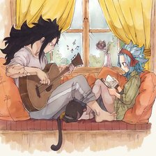 Схема вышивки «Леви и Гажил»